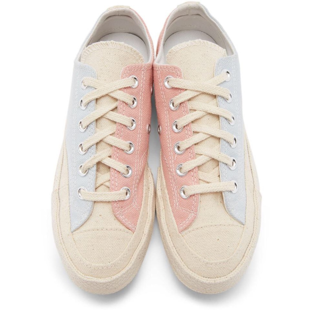 Converse Pink and Blue Shoes